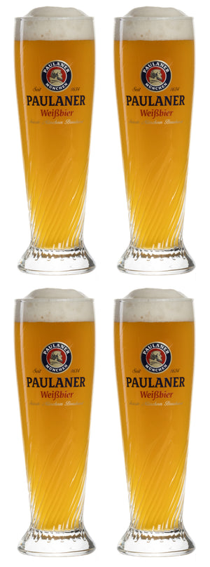 Paulaner Bierglazen Weizen 300 ml - 4 stuks