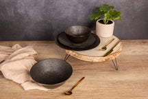 Cosy & Trendy Soepkommen / Kommen Candy Black ø 16 cm - 4 Stuks