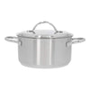 Demeyere - 4 delige Pannenset (Kookpan ø 18 / 20 / 24 cm + Steelpan ø 16 cm) + Deksels Resto 3 - RVS