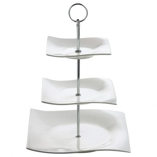 Maxwell & Williams Motion Etagere / Serveertoren - 25 x 25 cm - 3-Laags