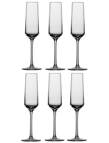 Zwiesel Glas Champagneglazen Pure - 215 ml - 6 stuks