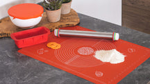 Sareva Bakmat - Siliconen - Rood -  70 x 50 cm - Ook geschikt als ovenmat