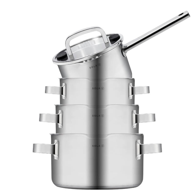 De downdraft pannen van Sola