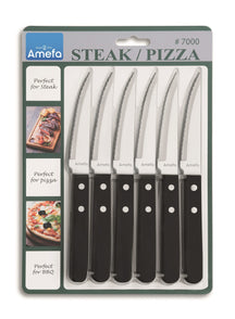 Amefa Steakmes Pizza - 6 Stuks