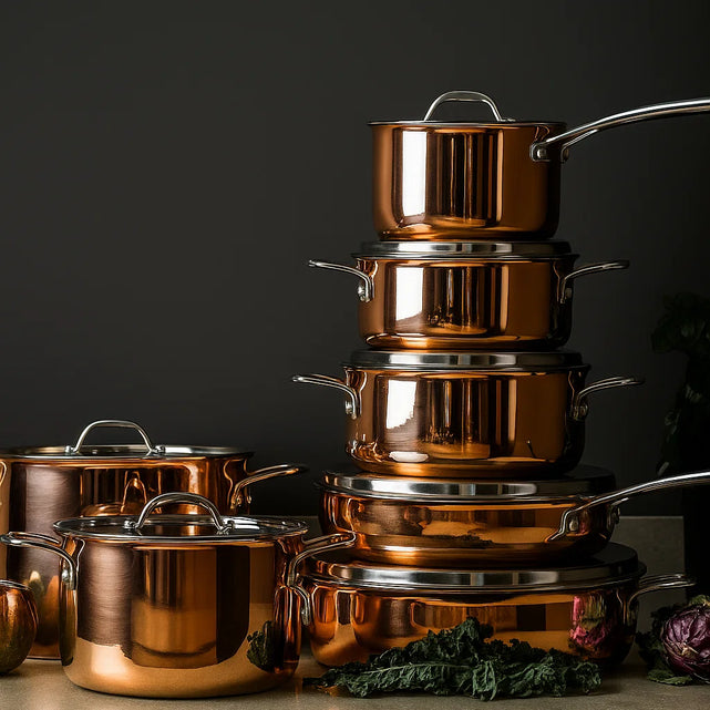 Koperen pan glanzend en schoon houden