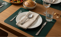 Cosy & Trendy Placemats Leather Look Pine Grove 43 x 30 cm - 6 Stuks