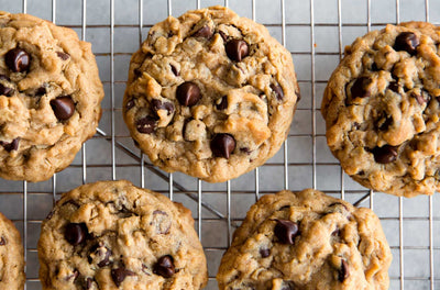 Chocolatechip peanutbutter cookies