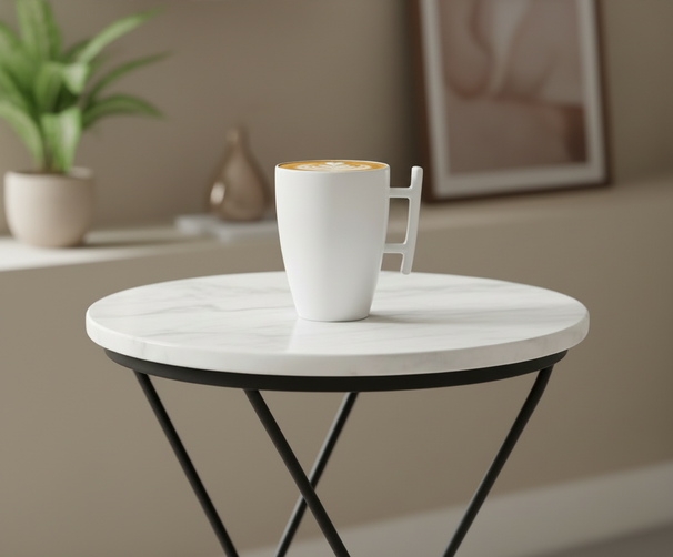 BonBistro Cappuccino kopjes Yong Squito 300 ml - Wit - 6 stuks