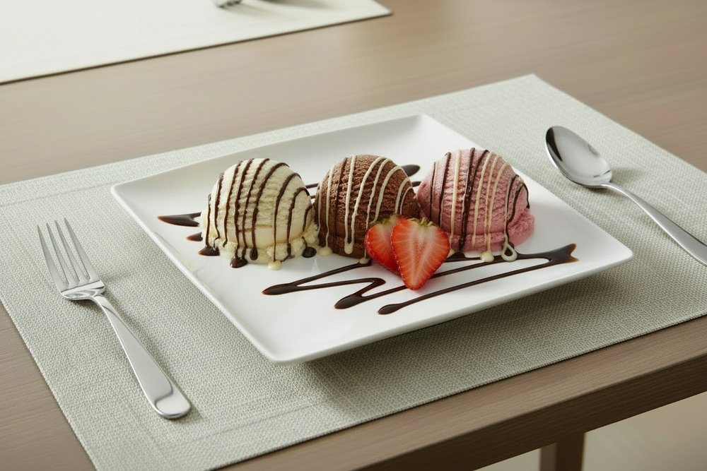 BonBistro Serviesset Yong Squito - Wit - 12-delig / 4 personen - 4 dinerborden, 4 ontbijtborden en 4 kommen