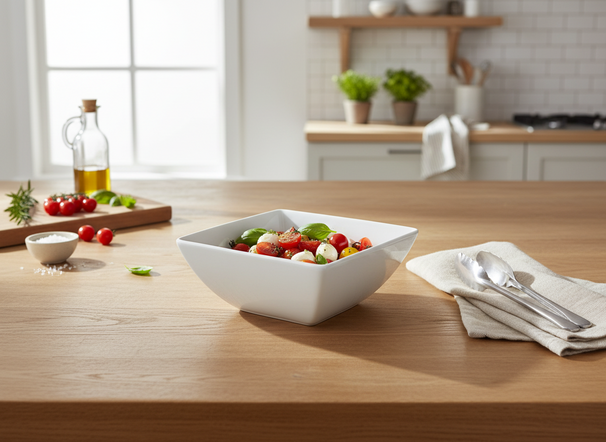 BonBistro Soepkommen / Kommen Yong Squito 14 x 14 cm - Wit - 6 stuks